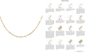 Macy's 18-24" Baguette Chain Necklaces in 14k Gold 